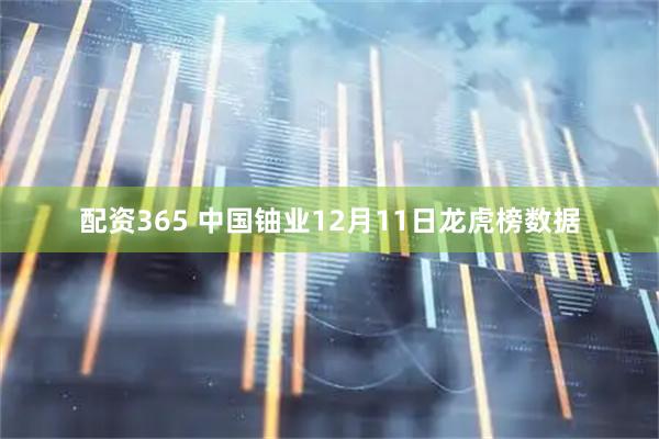 配资365 中国铀业12月11日龙虎榜数据